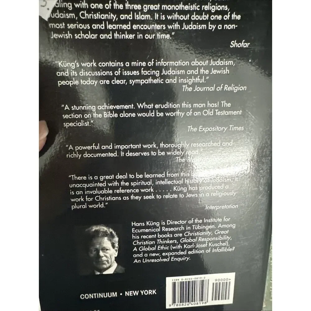 Judaism : Between‎ Yesterday and Tomorrow by Hans Kung Paperback